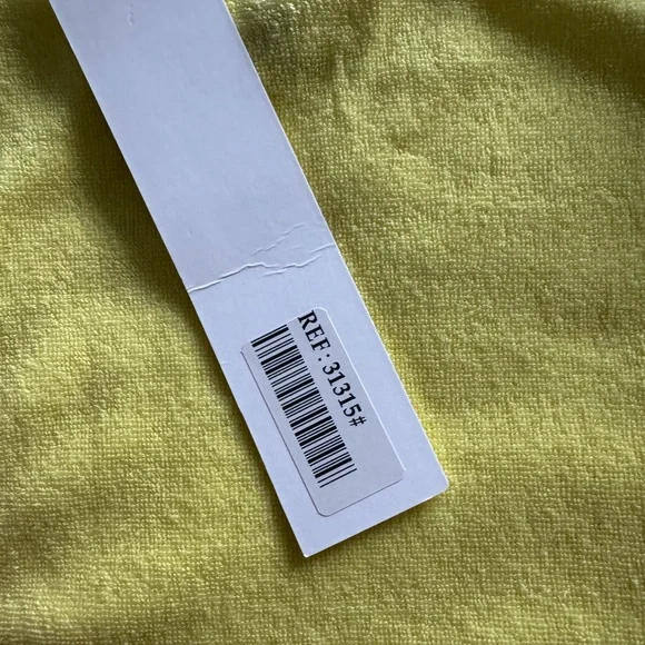 Yellow Women's Poolside Towel Resort Dress - Picture 3 of 5